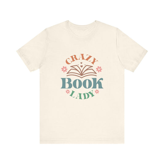 Crazy Book Lady Tee - LQ Boutique